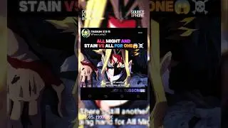 All Might and Stain Battle All For One 😱☠️ |  #myheroacademia #edit #amv
