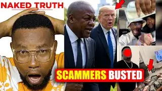 ⚠️FBI in Ghana: Mahama team with Trump🔥, FBI arrests Scammers in Ghana! $100M fraud EXPOSED!