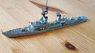 USS Charles F Adams US Navy Destroyer 1-700 scale ship model