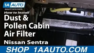 How to Replace Cabin Air Filter 00-06 Nissan Sentra