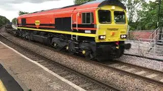 66605 Freightliner 23 containers 4E24 London gateway - Leeds FLT Lea Rd Gainsborough 16:47 8/9/2022