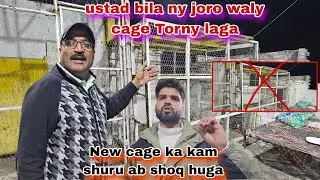 Ustad bila cage ko torny ka fesla kr leya😯joro ka shoq khtm new cage ki tayari