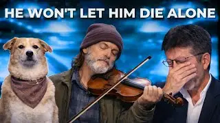 Homeless Man Plays Violin for His Dying Dog