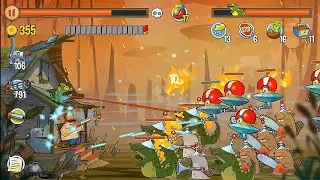 Swamp Attack - Hard Mode. Episode 4. Level 2 Gameplay Android walkthroug