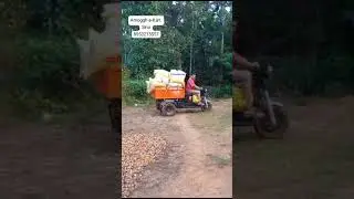 Satisfied customer. Hollade Heggarani. Amoggh e-Kart. #farming #agriequipment
