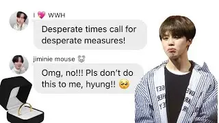BTS TEXTS ► the one with the Vmin emergency plan