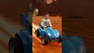 Metro Man takes over Mario Kart on Minecraft