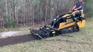 Vermeer CTX100 with Soil Cultivator Attachment