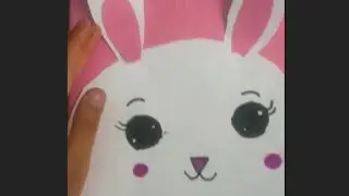how to make beautiful bunny note book cover easy design