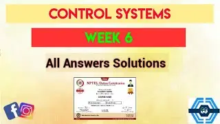 Control Systems | Week 6 Quiz Assignment Answers | NPTEL SWAYAM |