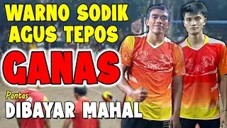Spek Voli Keras WARNO SODIK dan AGUS TEPOS di Tarkam Sragen | Voli Singge City Cup 1 Gesi Sragen