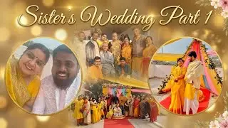Sister&rsquo;s Wedding Begins 💛 | Dhanbad to Delhi Train Vlog | Haldi Decoration Glimpse