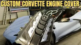 How I Customized My C8 Corvette Carbon Fiber Engine Cover