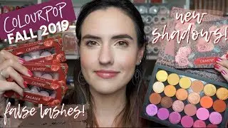ColourPop FALL 2019 Part 2 | NEW Single Shadows + Falsies LASHES!