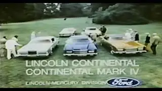 1973 Lincoln Mark IV and Continental commercial - luxury car comparison