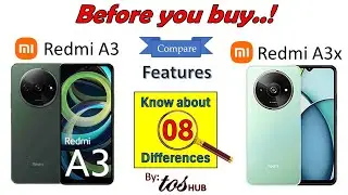 Redmi A3 Vs Redmi A3x, Quick Comparison of 25+ features