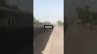 42DN Karakoram express #publictransport #paktrain #pakistanirailway viral