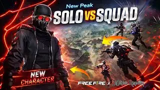 Solo vs Squad Chaos: New Peak Map&rsquo;s Most INTENSE Moment #freefireXjujutsukaisen 