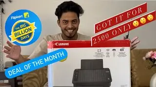 Flipkart big billion day 2023 / unboxing great deal / cannon PIXMA TS307 review and price /Watch now