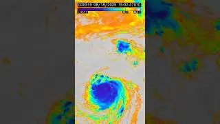 East US Weather 24 Hour Timelapse Hurricane Erin (August 18, 2025)
