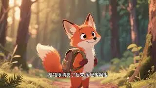 小狐狸福福迷路了｜和小鳥嘟嘟一起找到新小路｜森林朗讀故事