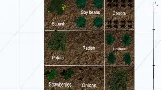 Unity 3D square meter garden
