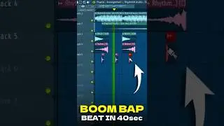 how to make BOOM BAP BEAT IN 40 sec