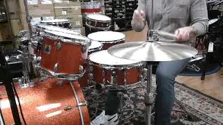 USED Yamaha 5 Star Special Habanero Sparkle Drumset w/Hardware - Columbus Percussion