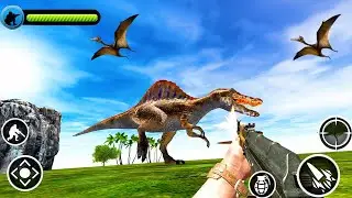 Dinosaur Hunter Free - Android Gameplay #1