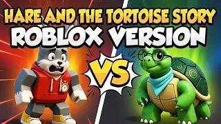 Hare and the Tortoise 🐰🐢 | Roblox Story for Kids | Funny Moral Animation