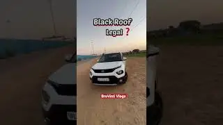 Roof Wrapping Legal 🤩 || #shorts || BroVinti Vlogs || Tata Punch