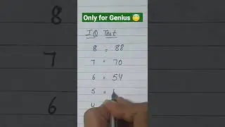 Maths puzzle 😇  || IQ Test || #mathstricks #mathspuzzle #puzzle #shorts  #yttrending