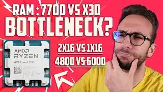 DDR5 CRISIS: 7700 VS 7800X3D WITH SLOW RAM OR SINGLE CHANNEL (TEST) 🔥