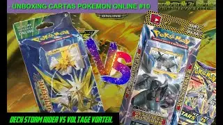 [RDC] Unboxing Pokemon Cards Online #10 - Deck Storm Rider Vs Voltage Vortex +Sobres Brilliant Stars