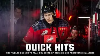 WHL Quick Hits | Rosters named ahead of 2025 CHL USA Prospects Challenge