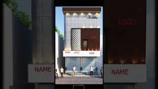 Shop Elevation || Commercial Look || Front Shop Elevation || ACP Composit Panel || Latest Exterior🏬