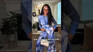 UNice Glueless Water Wave With Secure Silicone Strips and Drawstring With Baby Hair