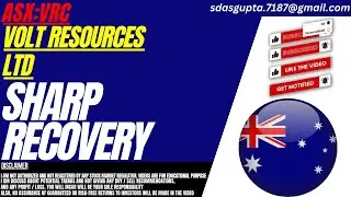 SHARP RECOVERY : VRC STOCK ANALYSIS | VOLT RESOURCES STOCK