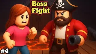 Boss Fight| Roblox Escape The Pirate Cove Gameplay #4 