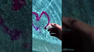 Pool leak detection and scuba diving looking for leaks with dye testing #pooltok #poolcleaning