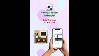 Nonogram.com | Daily Challenge | 20 Nov 2024 #shorts #logic #puzzle #fun #game