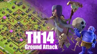 TH14 Bowler + Witch Ground Attack | UNSTOPPABLE 3-Star Strategy! | TH14 3 Star Attack Strategy #coc