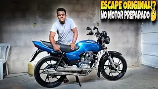 ESCAPAMENTO ORIGINAL NO MOTOR PREPARADO. Ser&aacute; que d&aacute; problema 🤔??