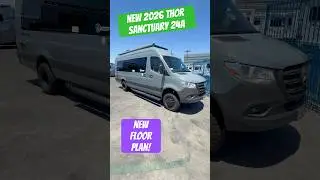 2026 Thor Sanctuary 24A 170 Walk Through Video #vanlifevoyages #campervans #rvlifestyle #vanlife #rv