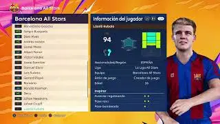 Barcelona All Stars/Poncho's Classic Patch [PES 2021]