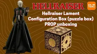 Hellraiser Lament Configuration Box puzzle box PROP unboxing #temu