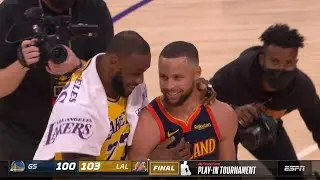 LeBron James gives Steph Curry his best respect after game | Lakers vs GSW