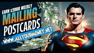 Make money with direct mail, Side hustle income postcard, how to market flyer programs, wtm pubs