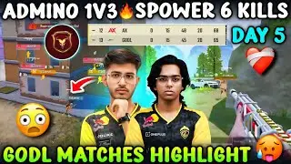 GODL SPOWER SOLO 6 KILLS 🔥 GODL ADMINO 1V3 RCE 💀 JONATHAN 🥲 GODL TODAY BGIS MATCHES HIGHLIGHT| GODL