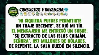 En la reunión familiar, me llamaron pobre — y entonces, llegó el extracto de mi cuenta offshore
